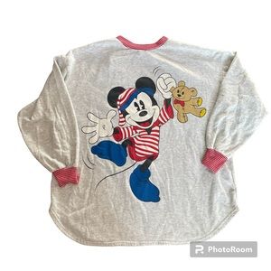 ❤️ VINTAGE Mickey & Co. striped pajama top❤️